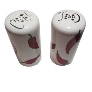 Kitchen Prep 201 Tabletop Unlimited Tall Cheese & Chili Shakers with Hot Peppers